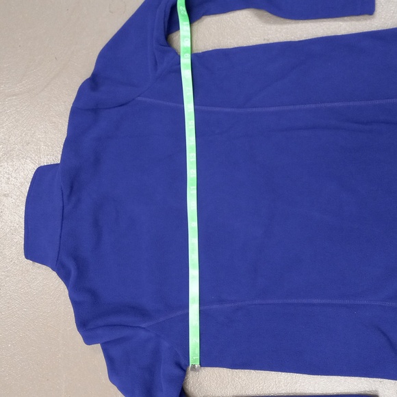 L.L.Bean Vibrant Concord (Purple) Long Sleeve, 1/4 Zip Up, Fleece PullOver - Picture 9 of 11